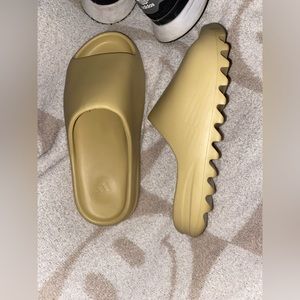 yezzy slides in the color sand